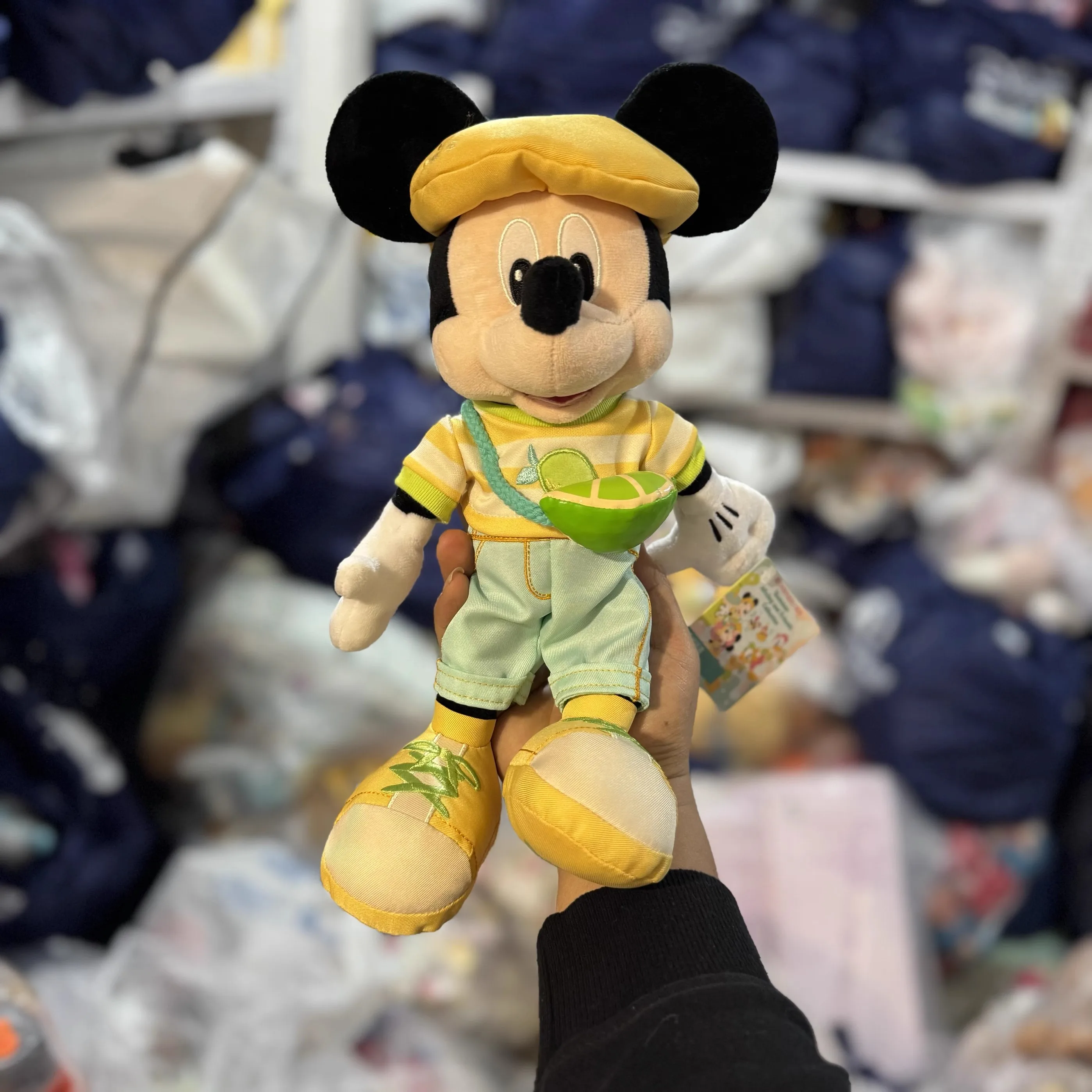 Shanghai Disneyland 2024 Summer Minnie, Mickey, Duck and Daisy Plush Toys/Dolls Children's Festival Gifts and Souvenirs