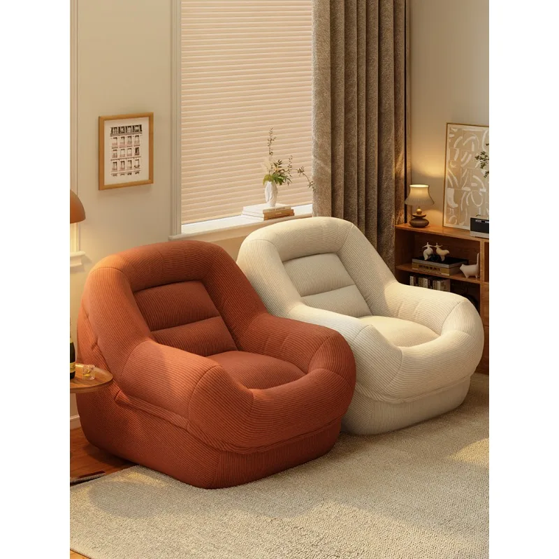 Lazy sofa, sleepable nest, small sofa, tatami balcony, bedroom, living room, single French vintage recliner