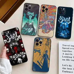 Ghost Heavy Metal Band  Phone Case For iPhone 15,14,13,12,11,Plus,Pro Max,XS,X,XR,SE,Mini,8,7 Soft Silicone Cover