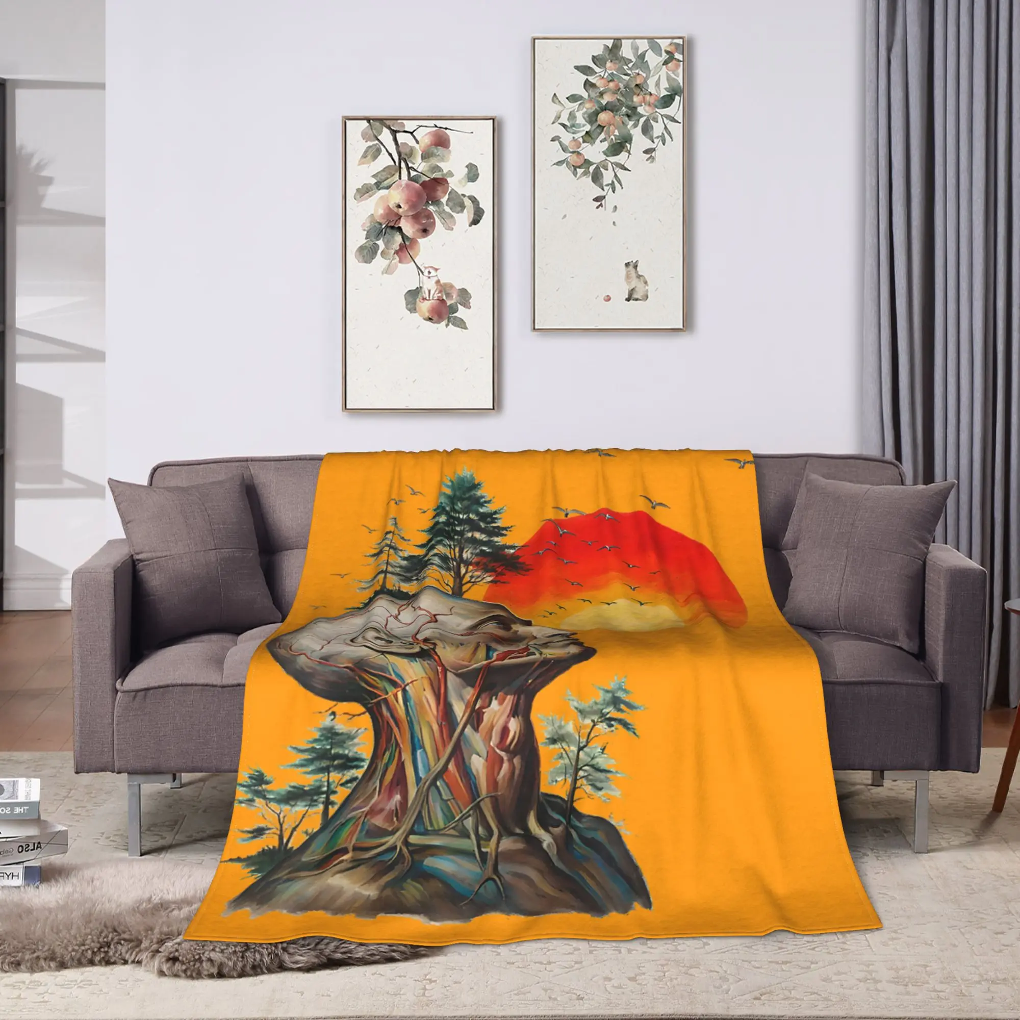 Alan Hangover Plush Blanket Kids  Flannel Throw Blanket For Home Decor Warm Soft Custom Quality Bedspread Birthday Gift