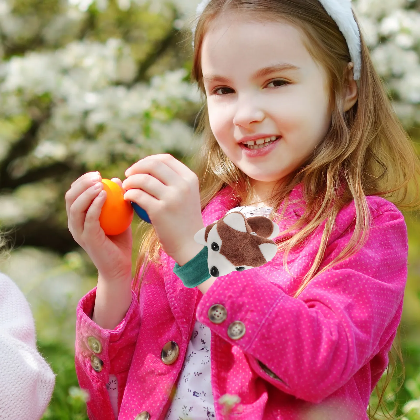 

Браслет-хлопушка с животными для детей: легко надевается, удобный, гибкий ремешок. Идеально для вечеринок, подарков на день рождения, призов в классе, для детей.