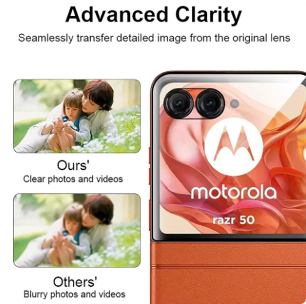 1-3 Stück 3D Gebogenes Schutzglas für Motorola Razr 50 Ultra 50Ultra Schutzfolie für Moto Razr 50 60 Ultra Plus 2024 2025 – Detail 3