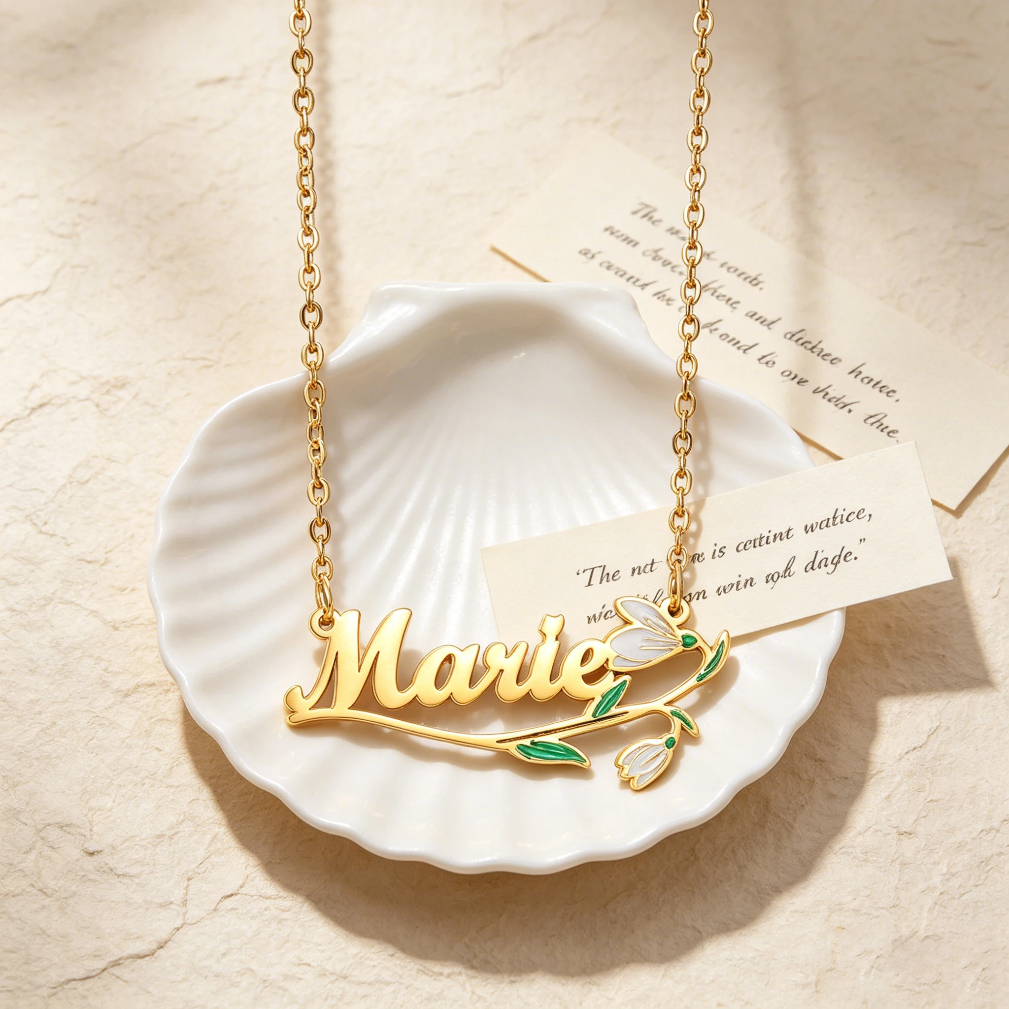 Collana Personalizzata Freetee - Birth Flower Necklace recensione e prezzo