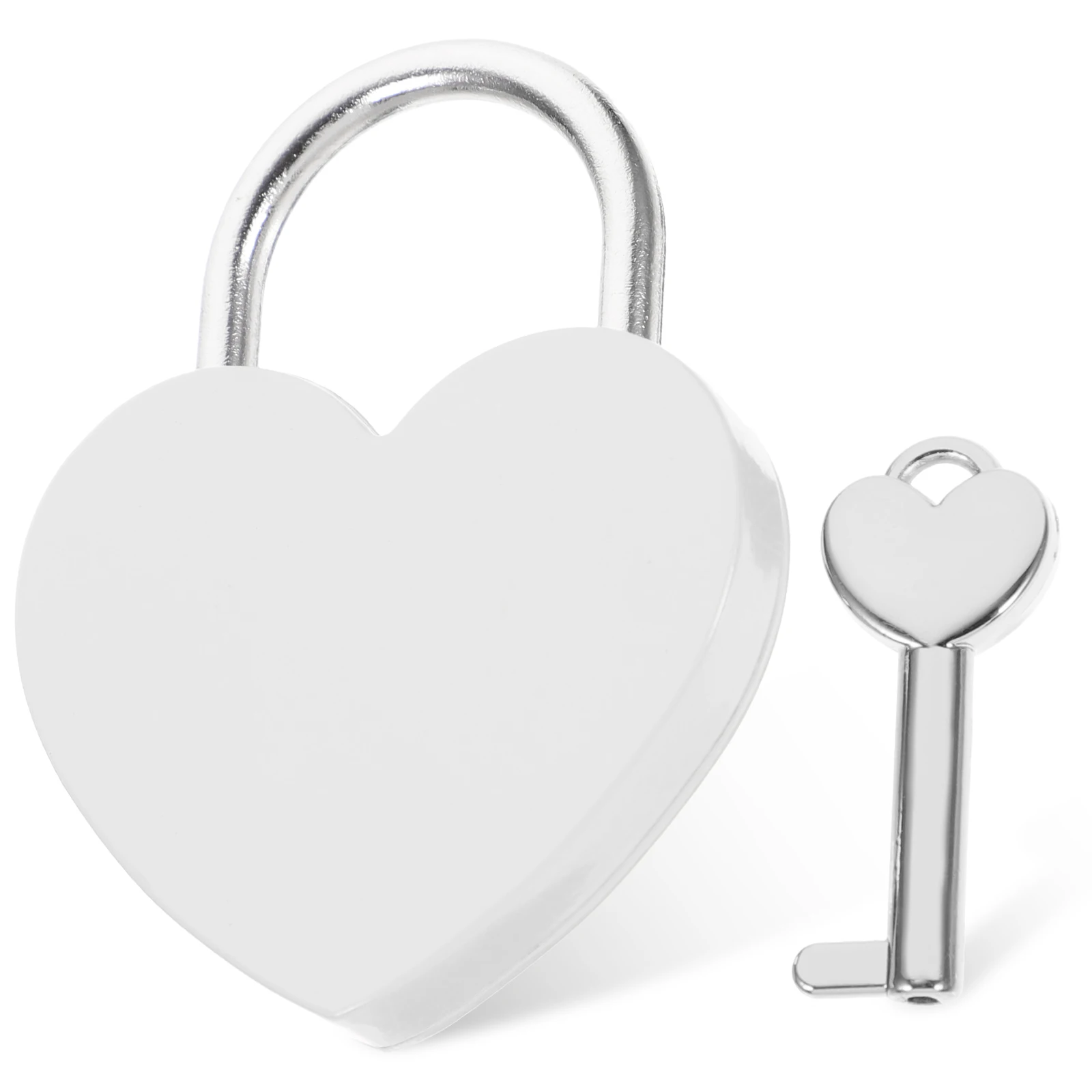 

Heart Shaped Padlock Zinc Alloy Small Locker Locks Lightweight Portable Luggage Locks with Keys Suitcase Security Hardware