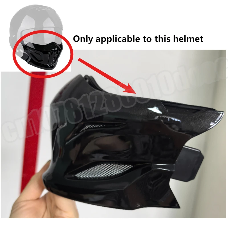 

Covert Samurai Face Mask Combat Skull Face Mask Retro Motorcycle Helmet Accessories Only Mask Helmet Not Included Detachable