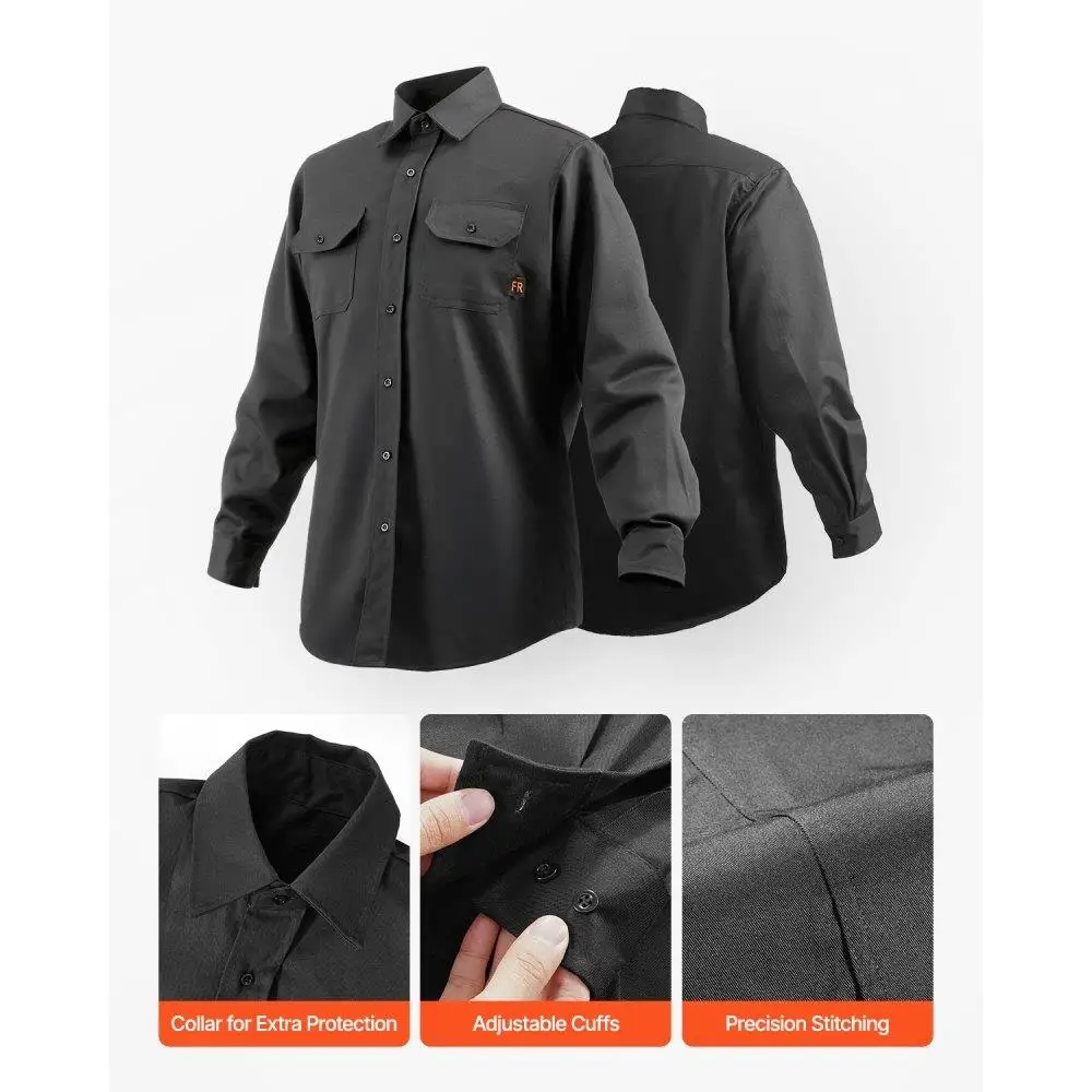 Segurança resistente ao fogo do algodão do FR da soldadura XXL 7oz