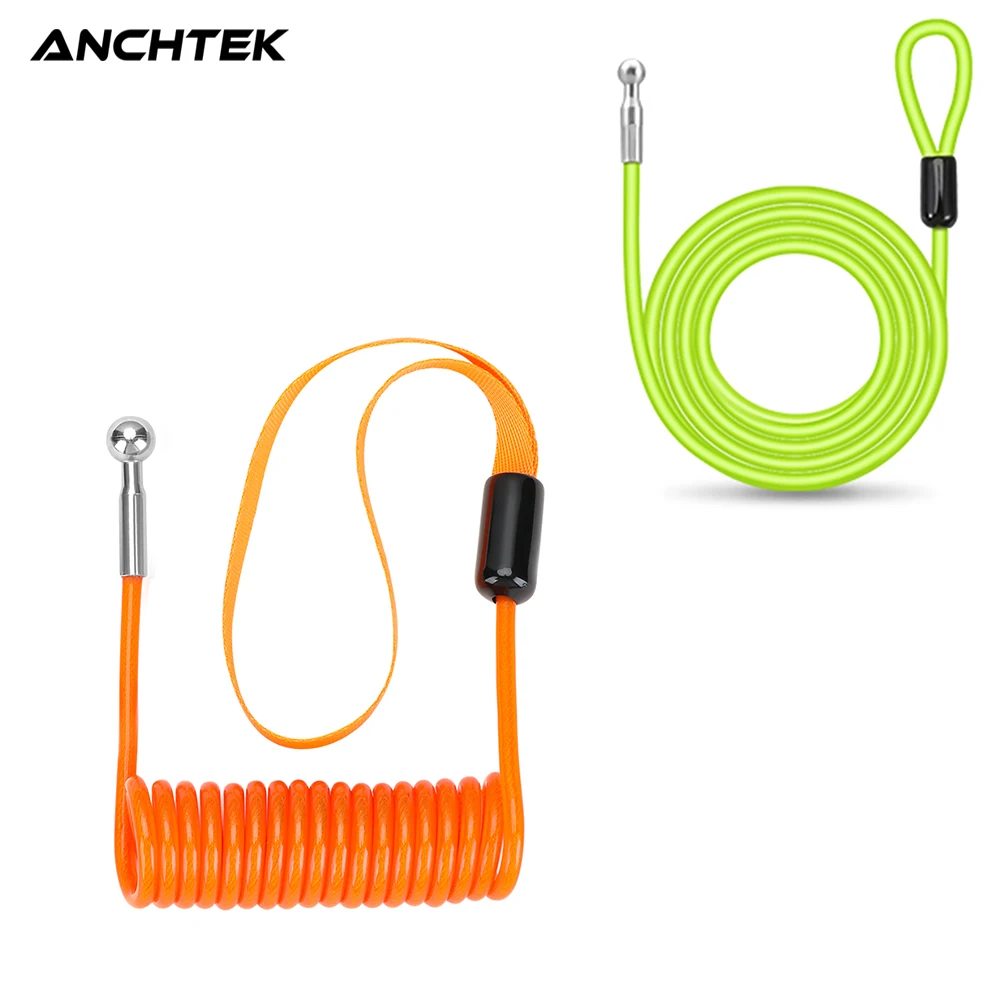 Anchtek 150 سنتيمتر دراجة نارية قرص فرامل قفل سكوتر تذكير كابل دراجة الربيع حبل حقيبة مكافحة سرقة كابل حماية أقفال إنذار