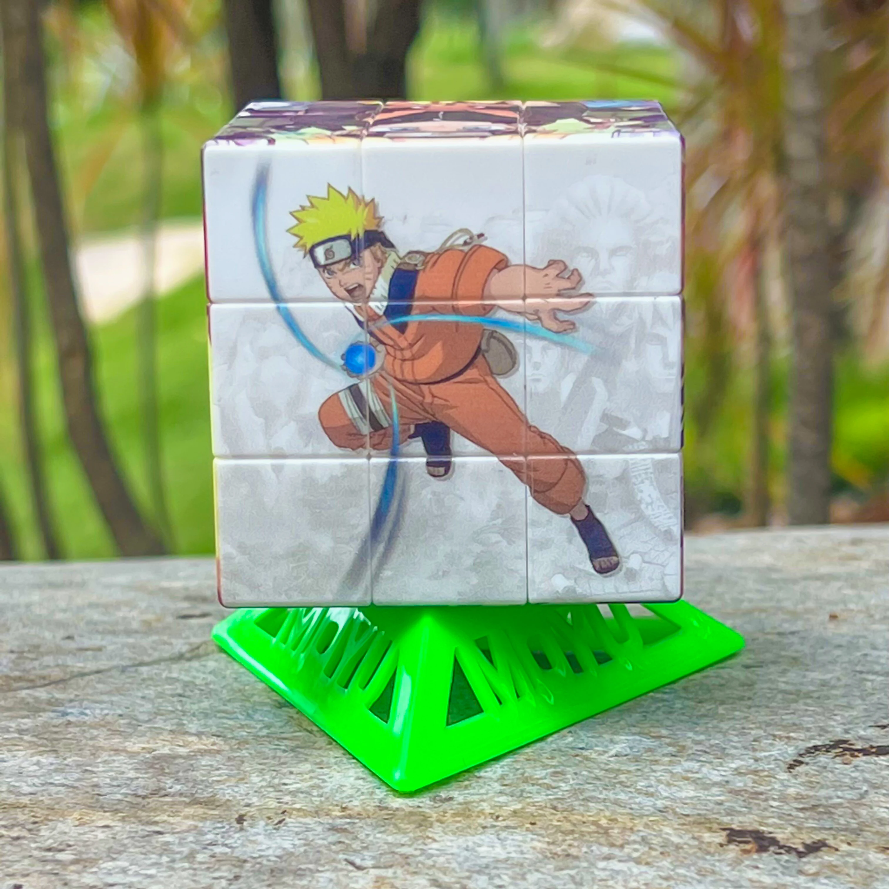 Naruto Anime Magic Cube Stickerless Cube Puzzle Professional Speed Cubes Educational Toys for Students Learning Puzzle Cubes