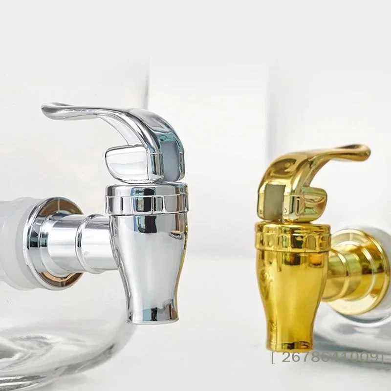 ⚑Electroplated Plastic Beverage Faucet Cans Juice Dispenser Containers Bucket Tap Switch Valve For Home Bar Use