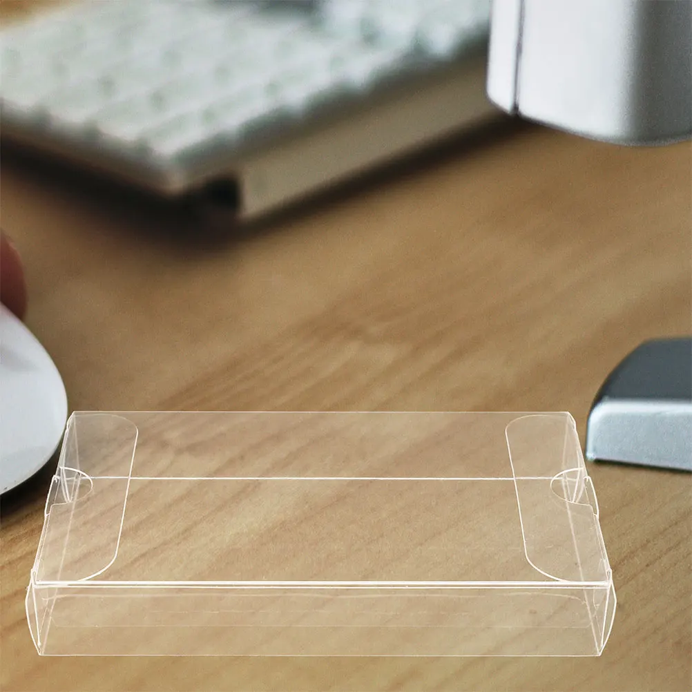 8pcs PVC Case High Transparency Tape Storage Box Storage Boxes Cassette Box Vintage Audio Protector Organizer