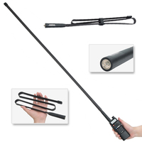 Foldable CS Tactical Antenna SMA Female Radio Antenna 144/430Mhz Dual Band for Baofeng UV 5R UV82 BF 888S Quansheng