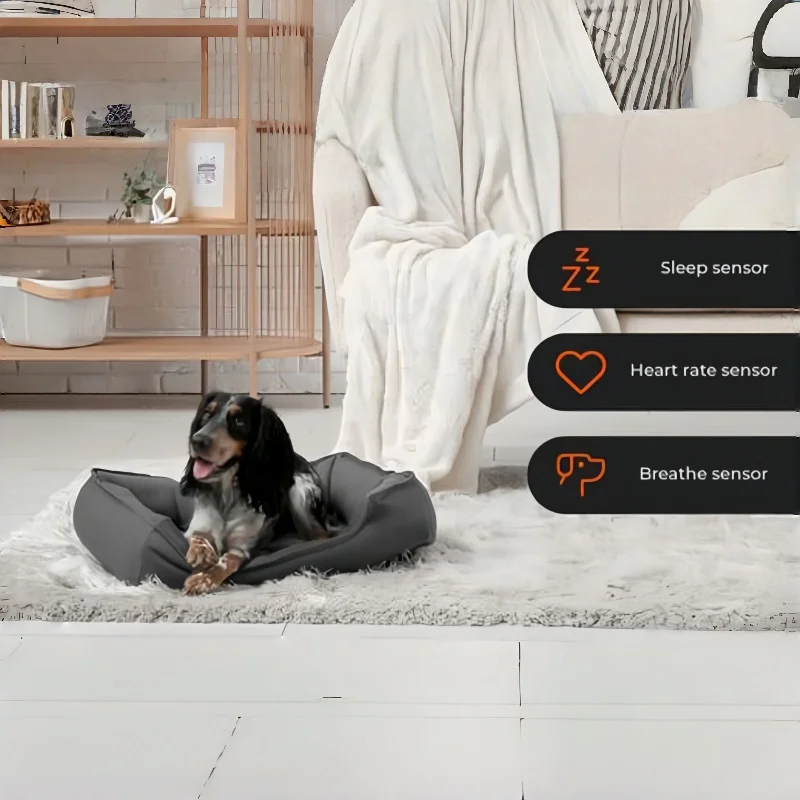 Smart Reptile Pet Bed Health Track Heart Rate Breathing Rate Sleep Pad Bluetooth WiFi Control Pet Mat