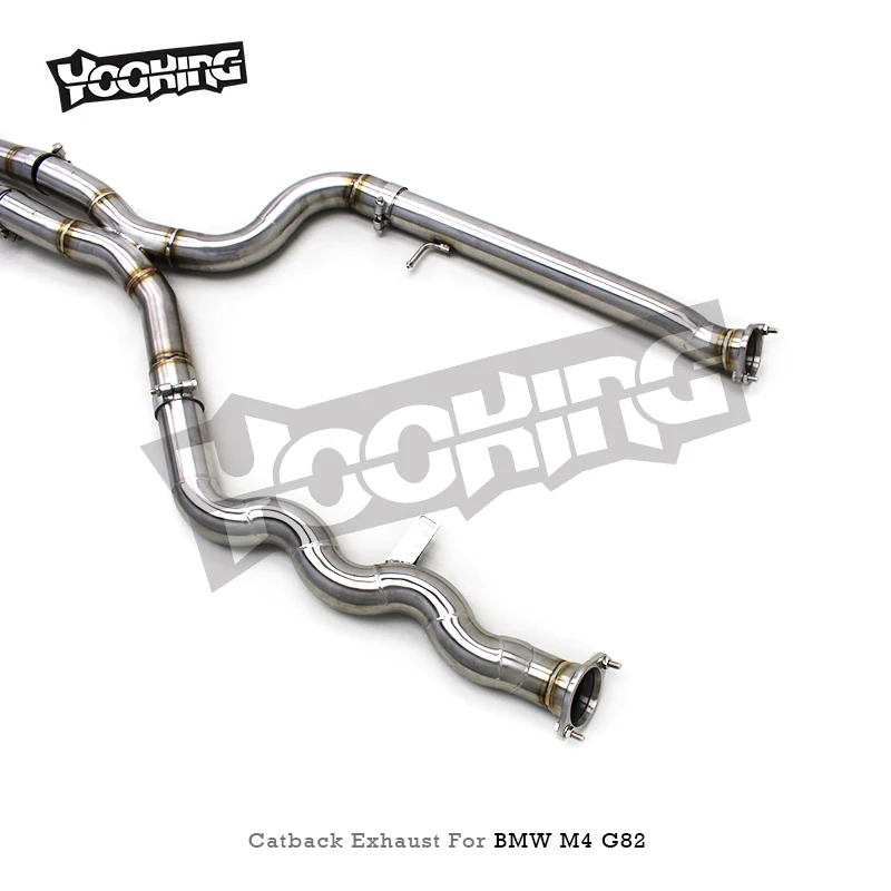 Custom Valvetronic Exhaust System For BMW M3/M4 G80/G82 S58 3.0T 2019-2024 SUS304 2.75inch Equal Length Midpipe Catback Muffler