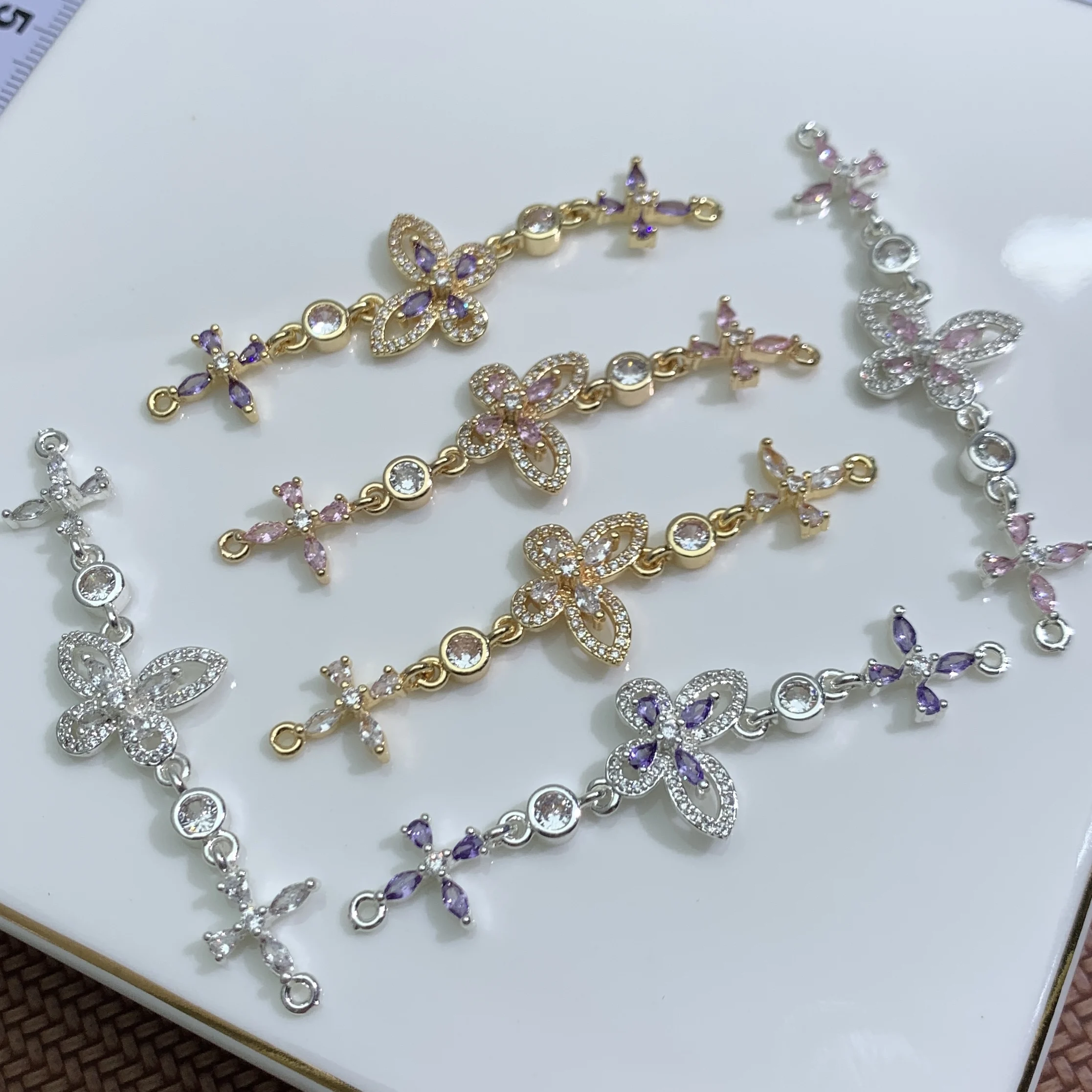 corrente-de-extensao-borboleta-artesanal-diy-banhada-a-cobre-com-zirconia-embutida-em-ouro-14k-meia-corrente-para-pulseira-e