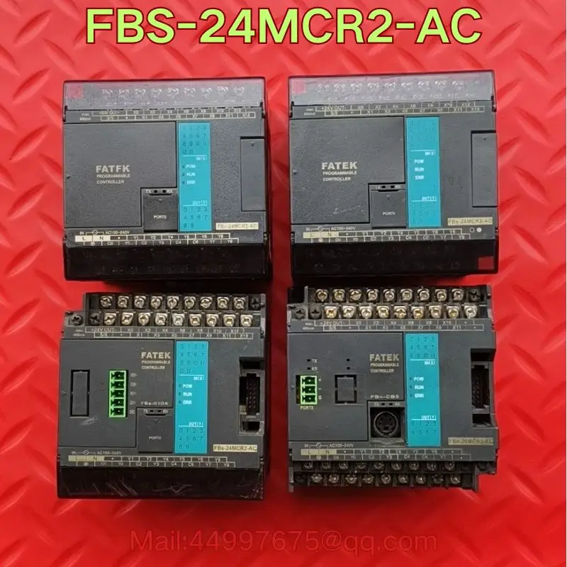 

Second-hand FBS-24MCR2-AC PLC controller functional test is normal