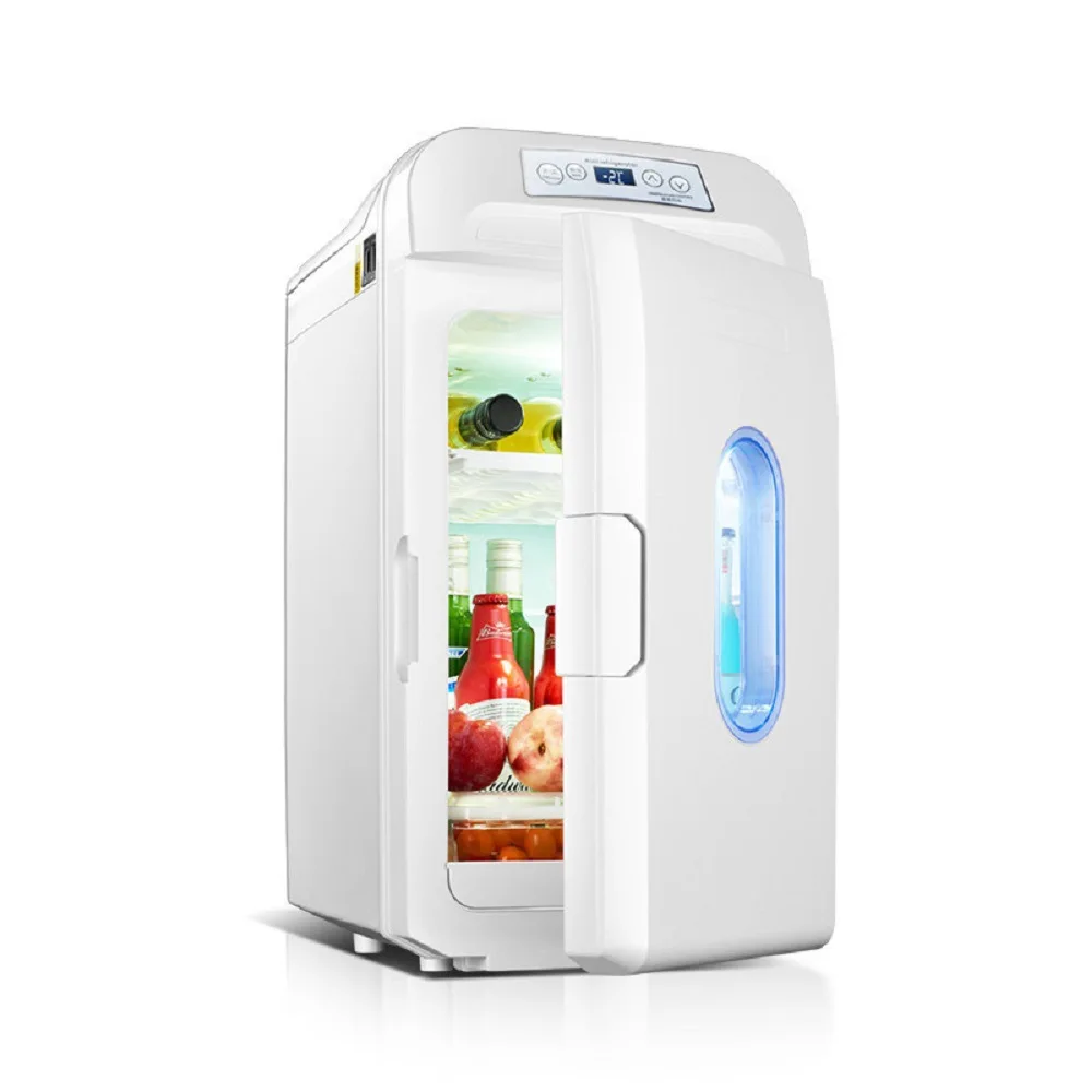 High Quality Car Refrigerator Dual Use Truck Fridge Smart Digital Display Cosmetics Beauty Cooling