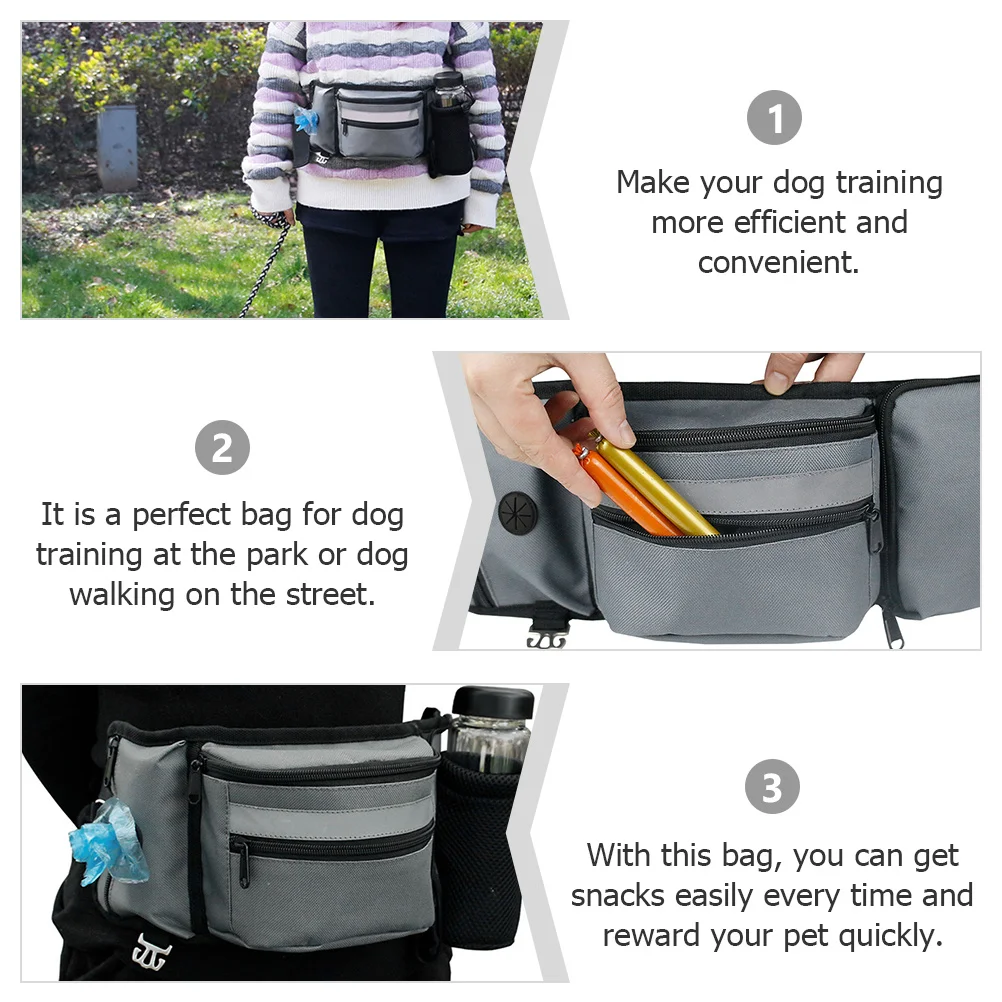 

Dog Training Waist Pouch Lightweight Polyester Bag For Outdoor Walking Running Park Use Dog Treat Bag Puppy Supplies
