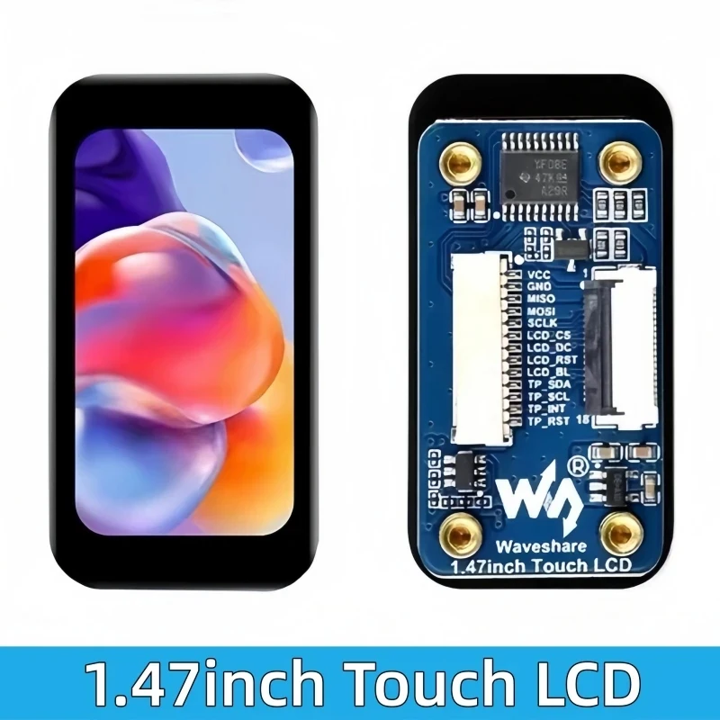 1.47inch LCD 1.47 Inch LCD AXS5106L TouchScreen JD9853 Display 172x320/ Raspberry Pi / Pico / ESP32