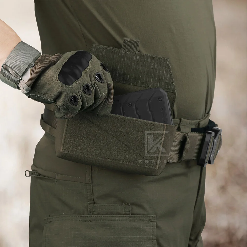 Imagem -04 - Krydex-tactical Molle Shell Munição Pouch Bala Removível Suporte da Bateria Bolsa de Celular Tiro Caça Acessórios