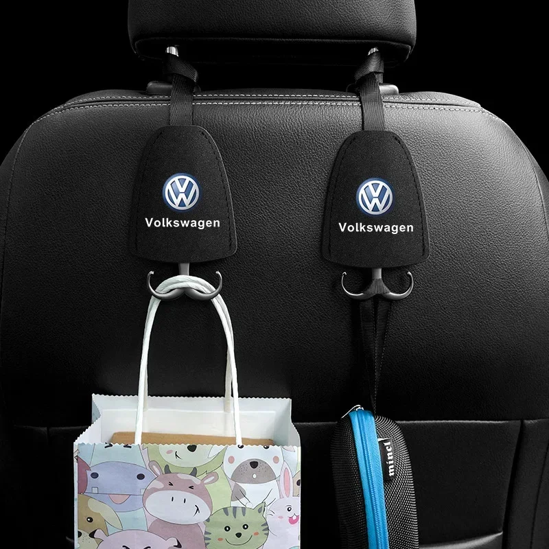 VW GTI GOLF 2026 Hot For VW VOLKSWAGEN 1PC Car Interior Hanger Hooks Seat-Back Storage for Volkswagen Golf Bora Jetta CC Beetle - view 5