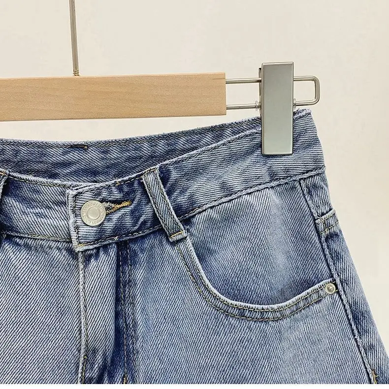 Shorts Women Denim Vintage Summer Basic Simple All-match Hot Sale High Waist Leisure Ladies Streetwear Chic Classic