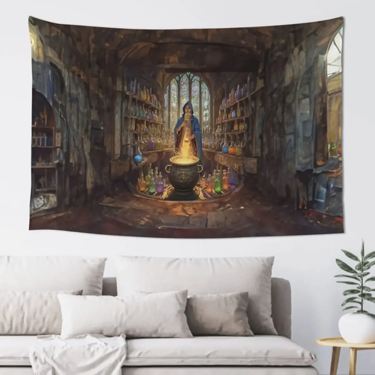 Enchanting Realms: Enter a Magical Fantasy World Tapestry Room Decor Cute Things To The Room Tapestry