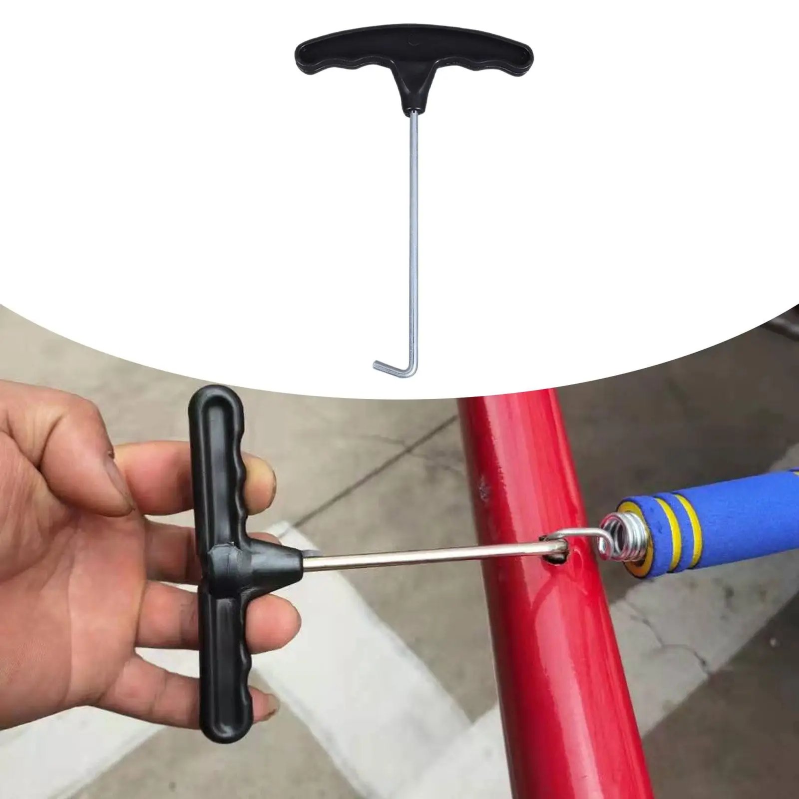 Professional Trampoline Spring Hook ABS Plastic Hand Pull Tool Easy Assembly Aid for Trampoline Parts
