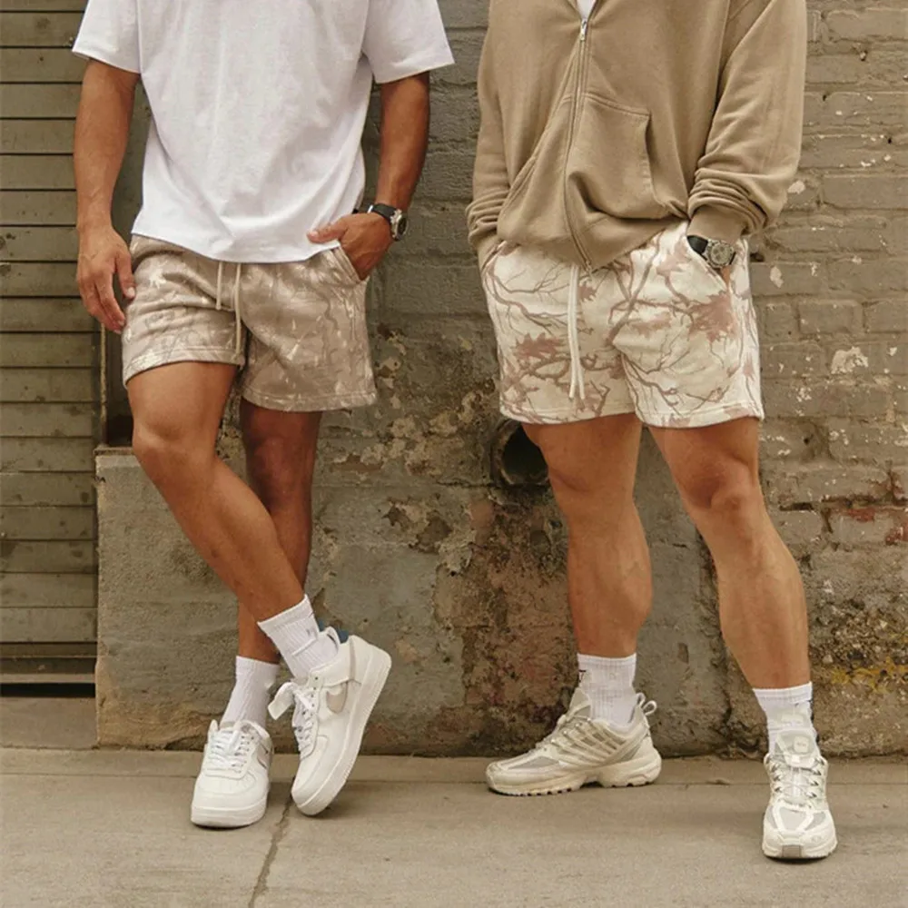 

New Casual Shorts Men's Sports Camouflage Summer Retro Outdoor Loose Fit Fitness Beach Pants