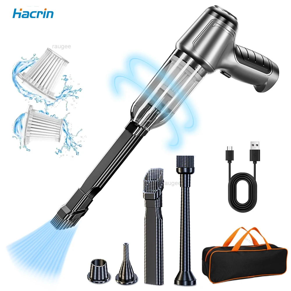 Wireless Car Vacuum Cleaner Suction & Blower Dual Use for Home and Car 95000PA High Power Powerful Protable Vacuum Cleaner
