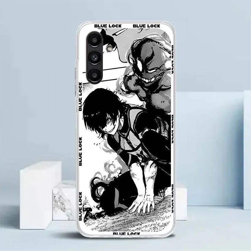 Anime Blue Lock Phone Case For Samsung Galaxy A17 A37 A57 A16 A15 A14 A13 A56 A55 A54 A53 A36 A35 A34 A33 A26 A25 A24 A23 Galaxy