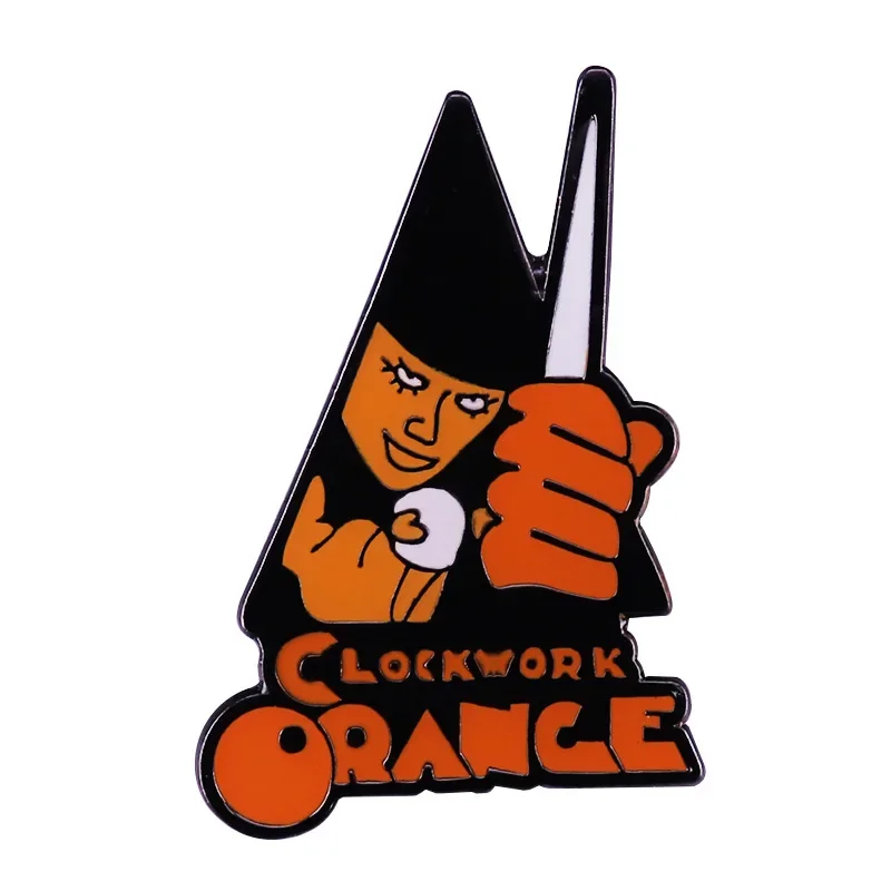 Clockwork Orange - Alex DeLarge Enamel Pins Brooch Movie Villains Badge Antisocial Personality Disorder Psychopath Accessories