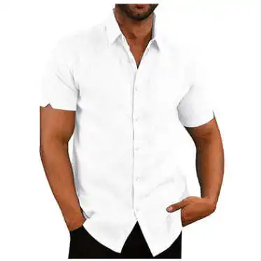 

Pure Color Button ort Swedi irt 209 Collar Summer Youth Faion Ice Sensation Polyester Fiber Loose Fit oulder Sve