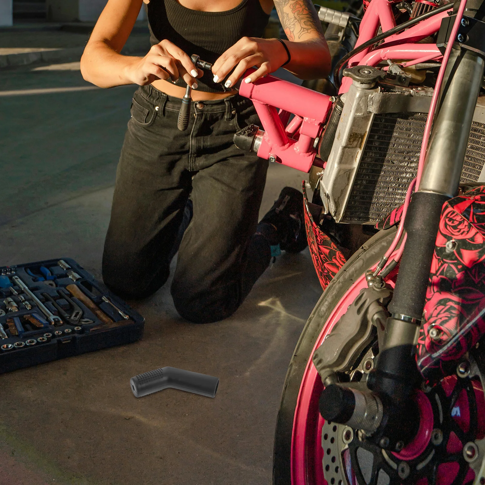 

Motorcycle Gear Shift Sleeve Sturdy Rubber Shift Cover Gear Shifter Protector Soft Grip Wear-Resistant Motorcycle Accessories