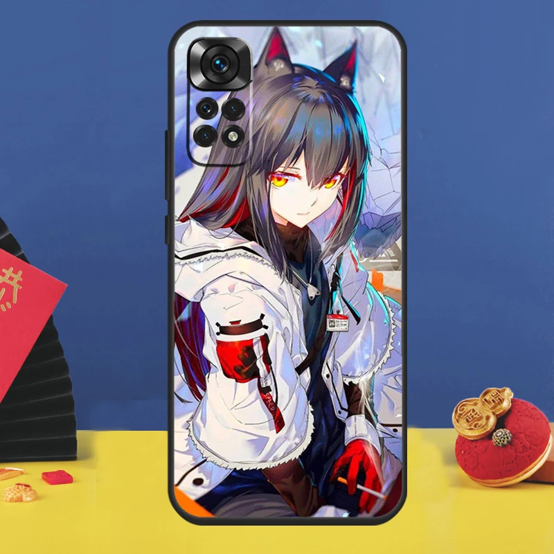 Texas Arknights Phone Case For Xiaomi Redmi Note 11 Pro Note 10 Pro 12 8 9 Pro 9S 10S 11S 12C 9C 10C Funda image 2