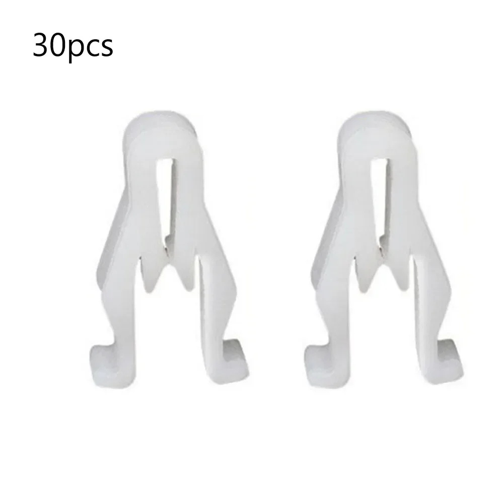 30Pcs Car Plastic Body Pushpin Rivet Fastener Decorative Forming Clip Instrument Buckle Panel Trim Retainer Rivets Bumper Clips