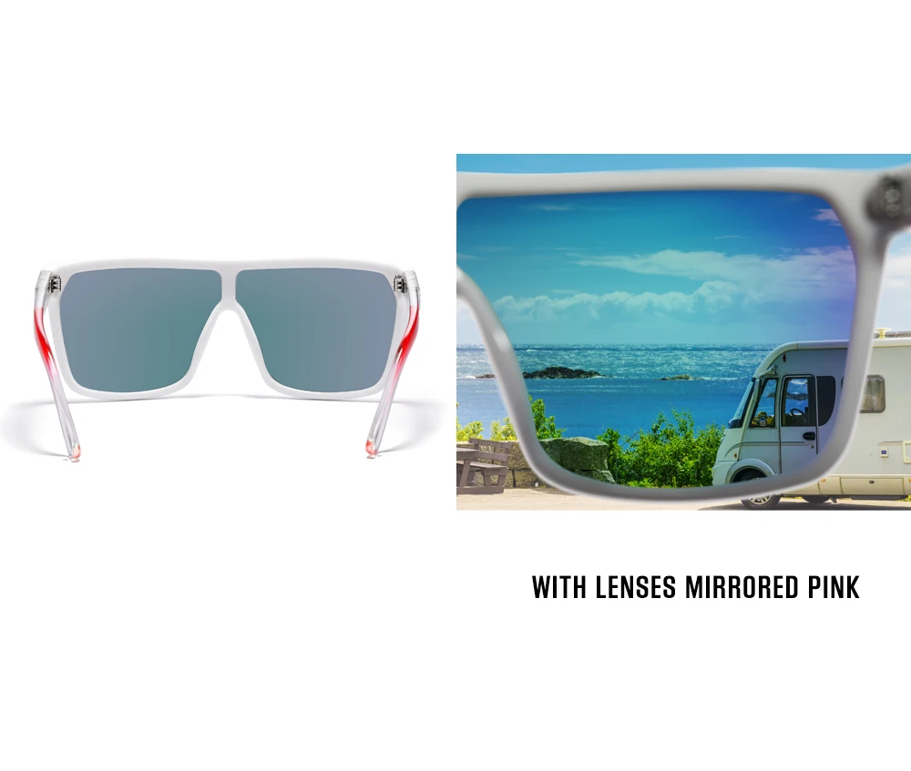 Kdeam High-End-Angels onnen brille für Männer und Frauen einteilige polarisierte Sonnenbrille mit langlebigen 5-Barrel-Scharnieren – Detail 34