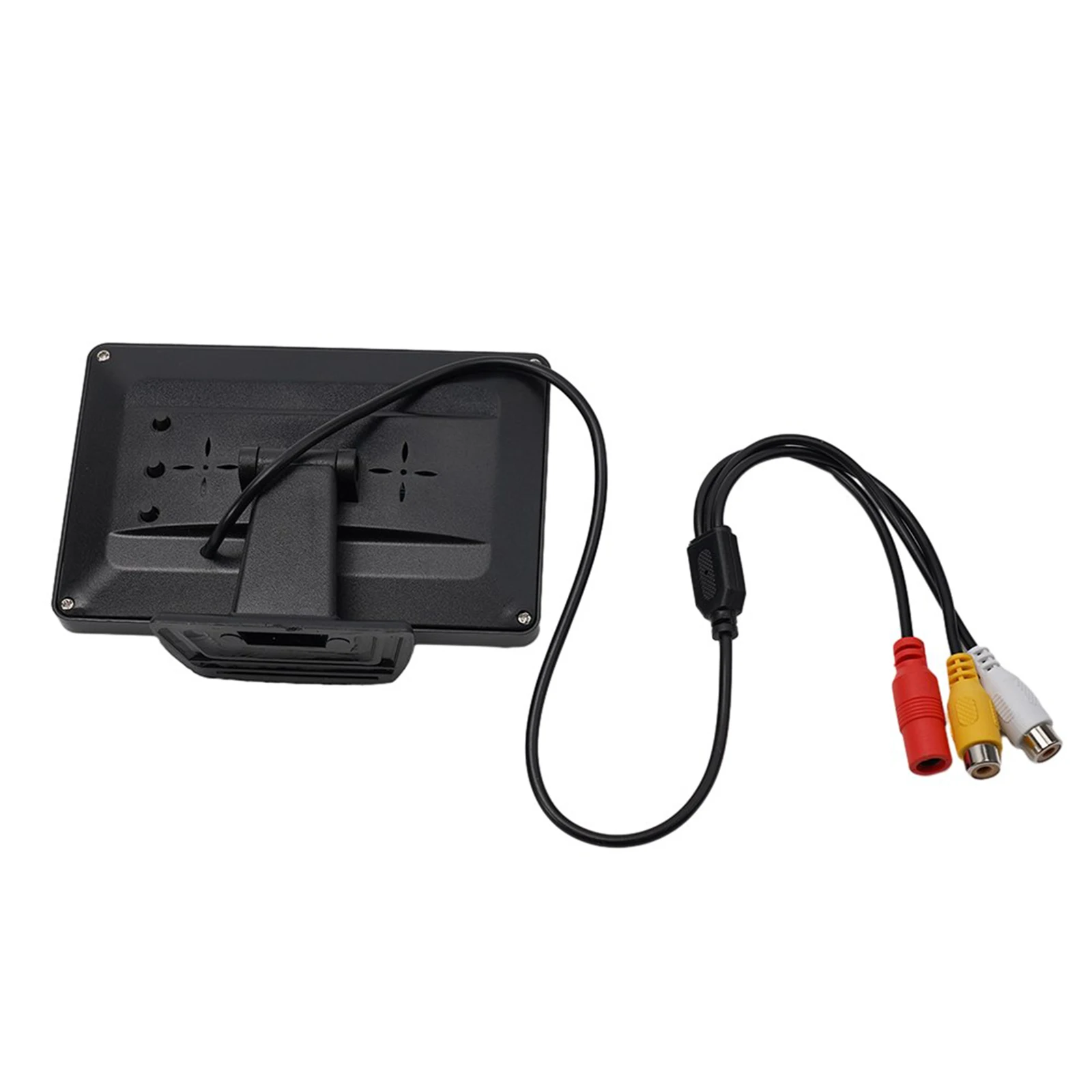 DC 9V-36V 4.3In TFT LCD Rearview Monitor Car Rear View Camera Reversing Parking System Kit Without Camera Black