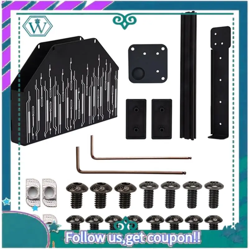 

Модернизированный подходит для Bambu Lab A1 Mini, обновленный верхний браслет AMS, поддержка катушки, компоненты «сделай сам», запасные части, 1 компл.