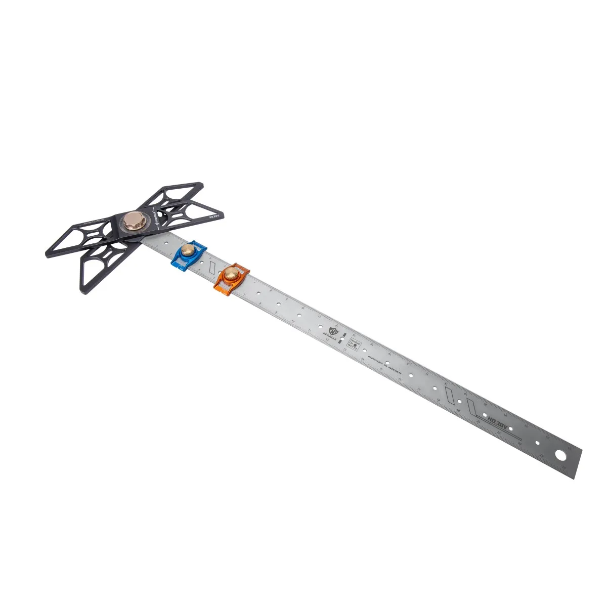 

HONGDUI Hooked On Wood HD38V TrueMark Ruler HD38V Adjustable TrueMark Ruler Hadfield Steel Woodworking Scriber - 200mm