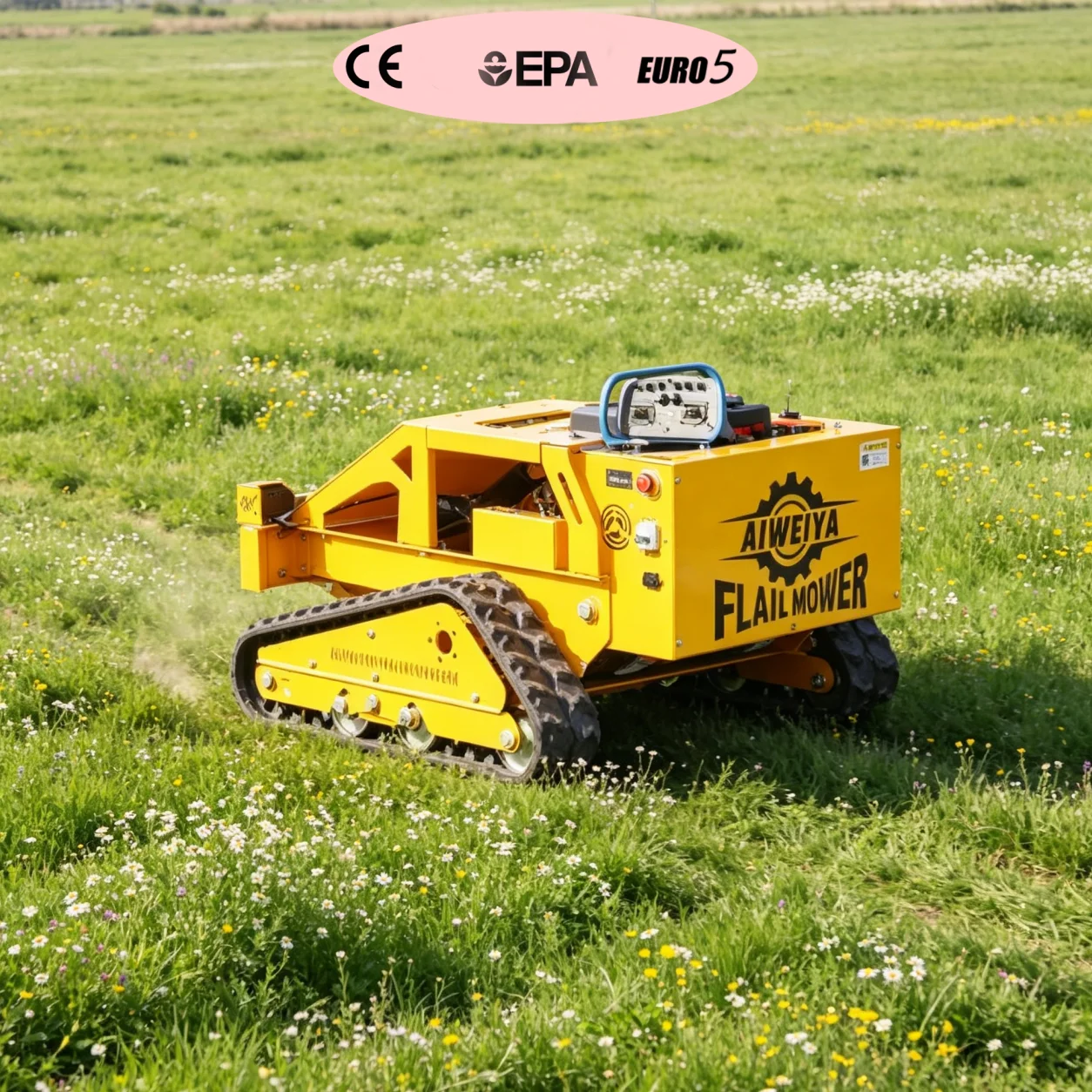 Customized Energy-Saving Smart Automatic Grass Cutting Machine Robotic Durable Lawn Mower Home Commercial flail mower