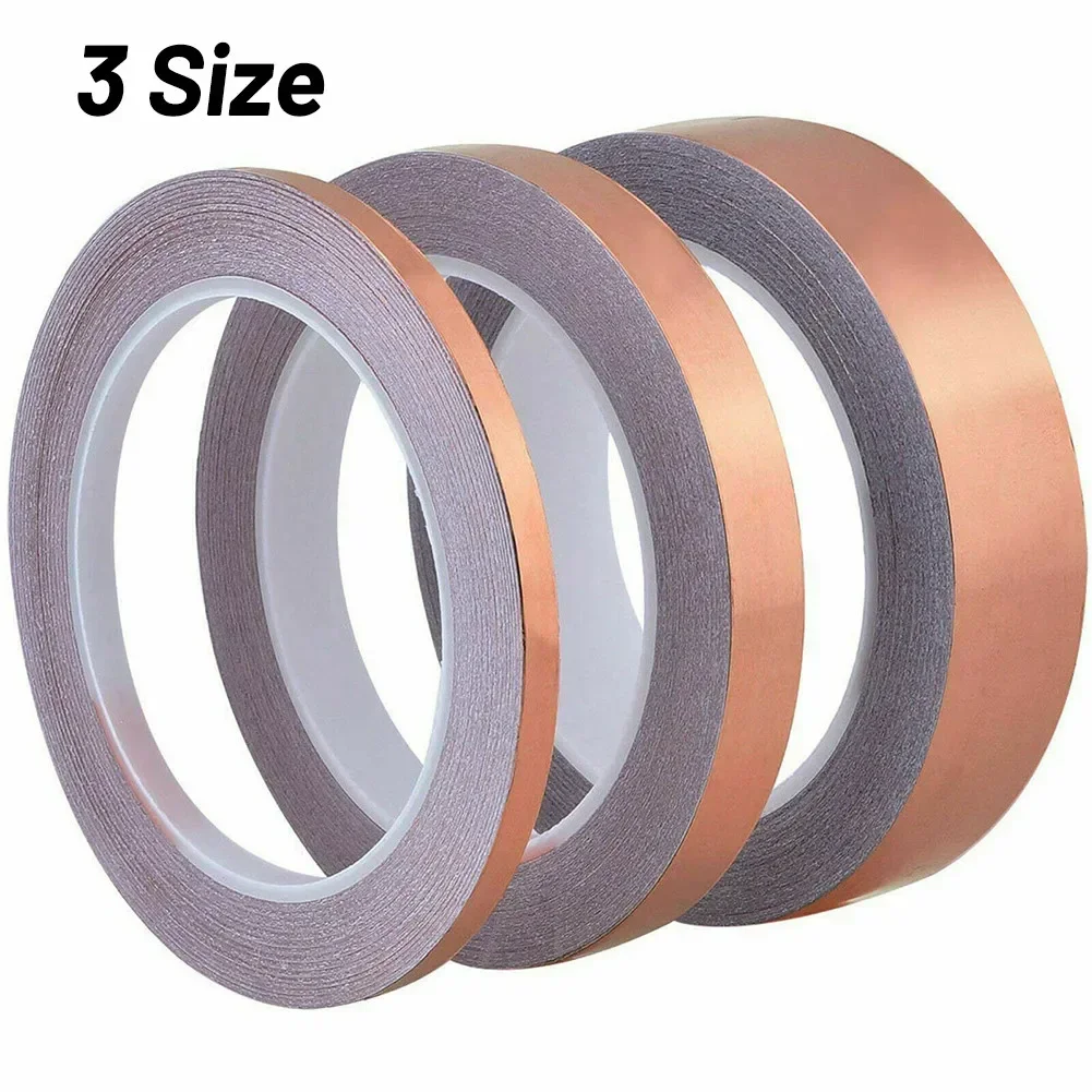 Tape Copper Foil Tape Electromagnetic Radiation For Soldering High Temperature Resistant Slug Tool 20M Barrier