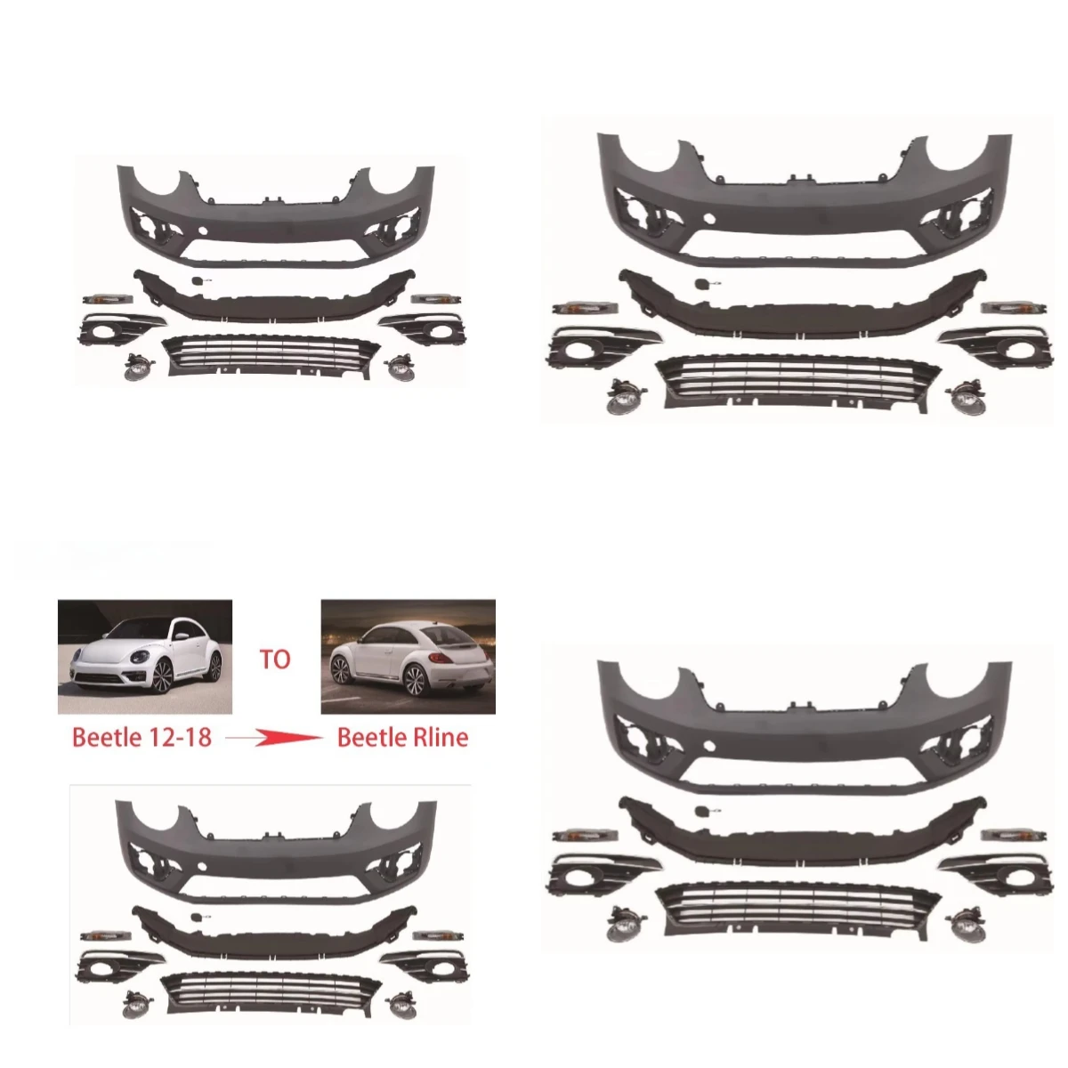 

STLF For 2012-2018 Beetle Retrofit Upgrade To Beetle R Automotive Assembly Kit Of Superior Quality