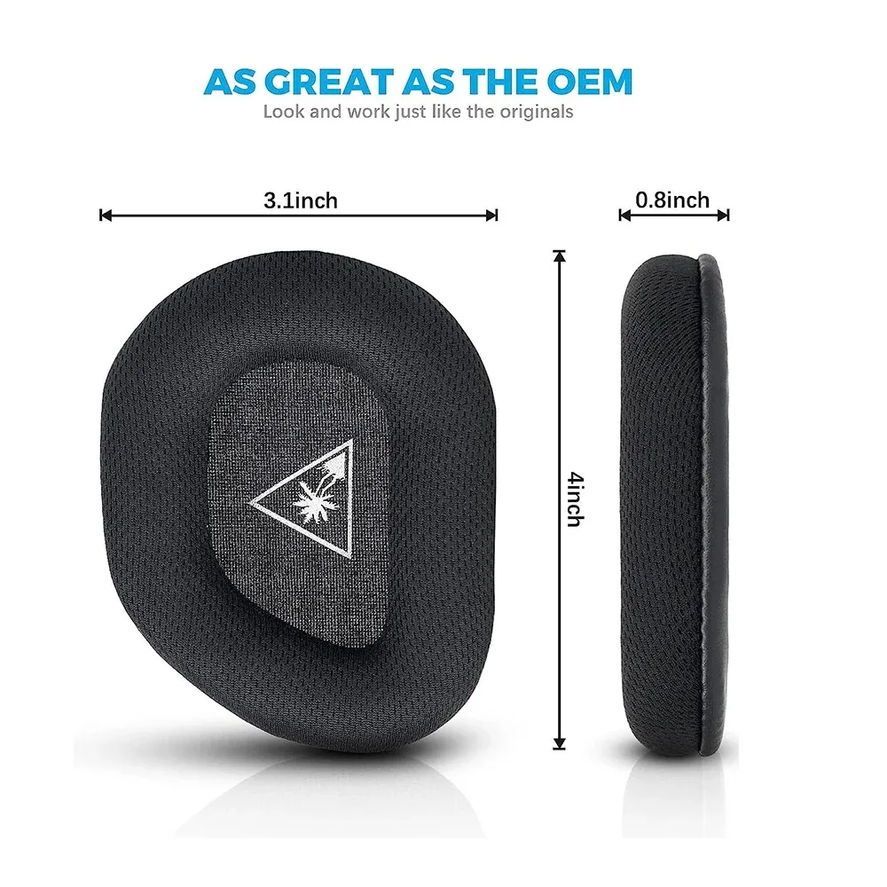 1 Pair Replacement Earpads Ear Pad Cushion Muffs For Turtle Beach Stealth 600 700 Gen 2 Wireless Gaming Headsets Game Headphones