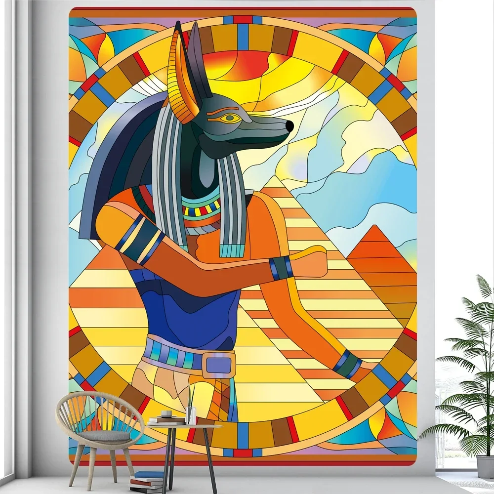 Ancient Egyptian Murals Psychedelic Scenes Home Decor Art Tapestry Hippie Bohemian Tarot Room Wall Decor Wall Hanging