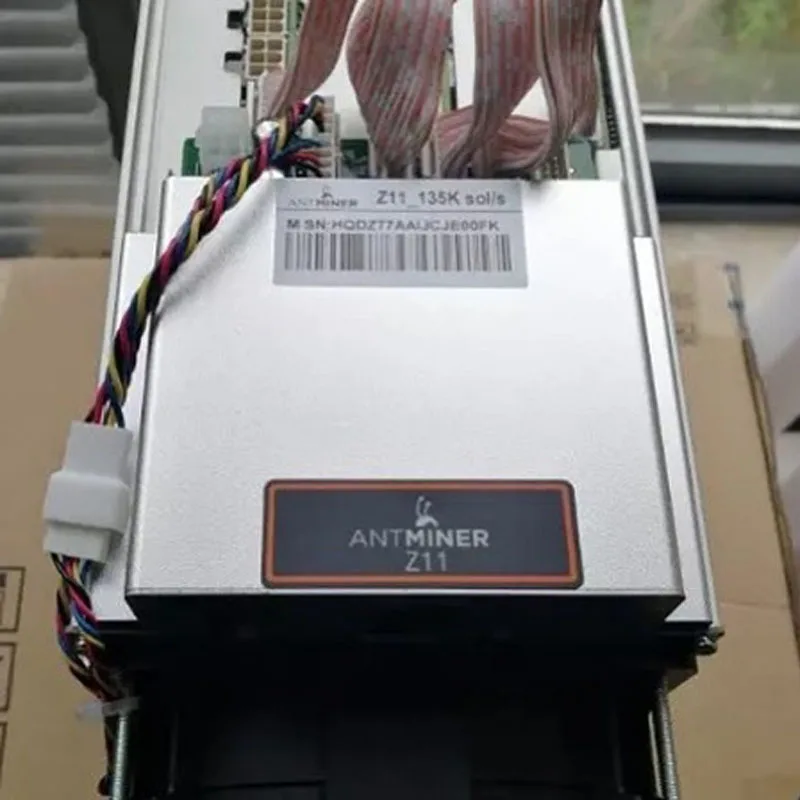 Antminer Z11 135KSol/s Equihash ASIC Miner — آلة تعدين Bitmain Z11 Zcash ZEC مع مصدر طاقة - تعدين تشفير فعال