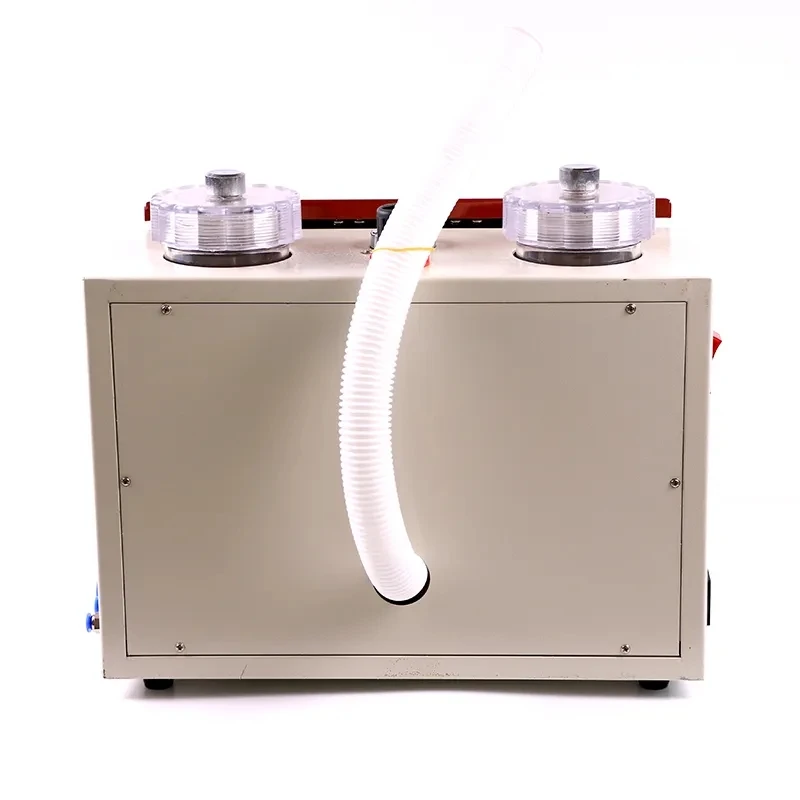 Dental Twin-pen Blasting Unit Electric Metal Sandblast Machine with Drawer Storage High-pressure Sandblaster for Dental Lab
