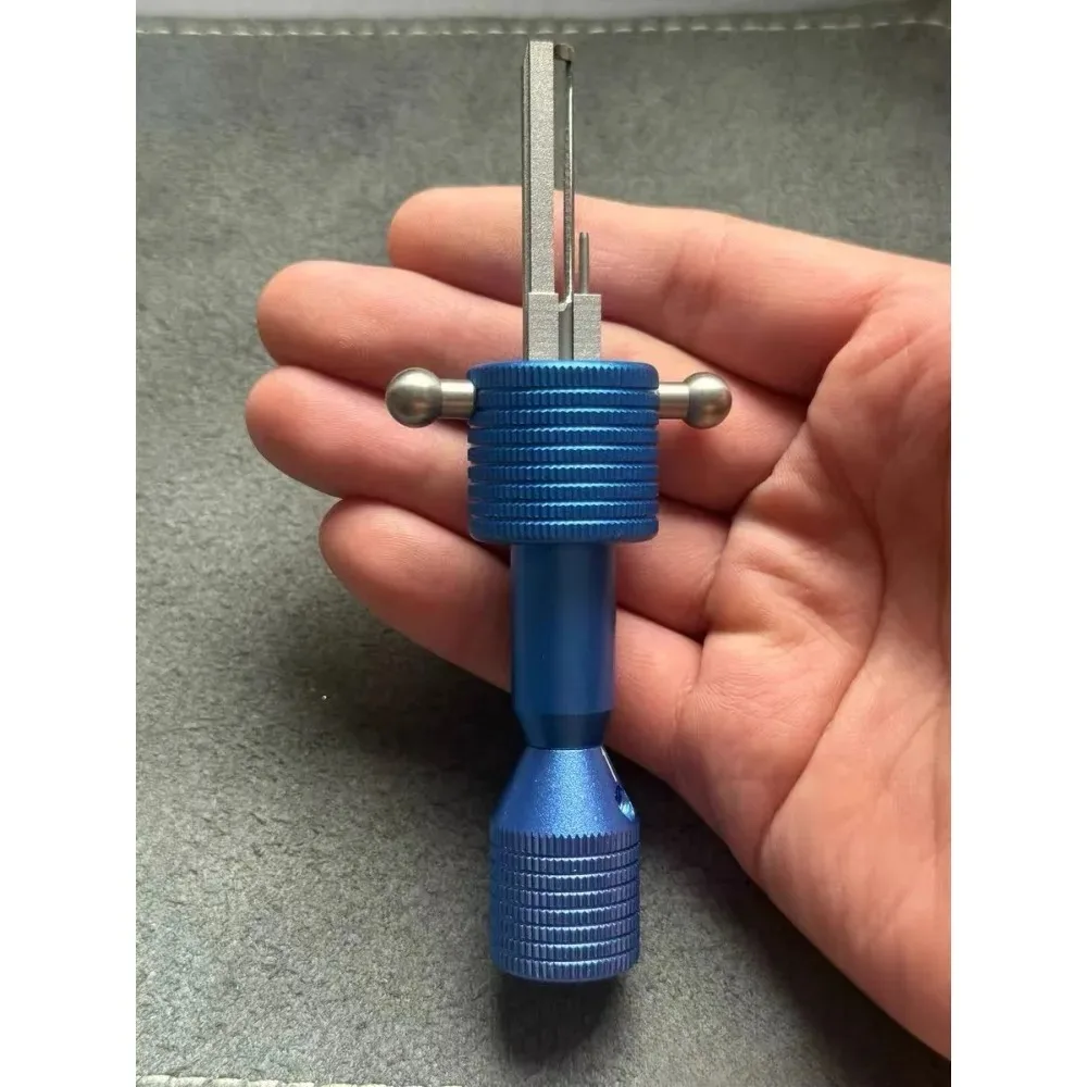 1 set AB KABA Positioning One-character key KABA MUL-78 Positive Groove  Decoder Tool Locksmith Tool Invincible Lock Open And C