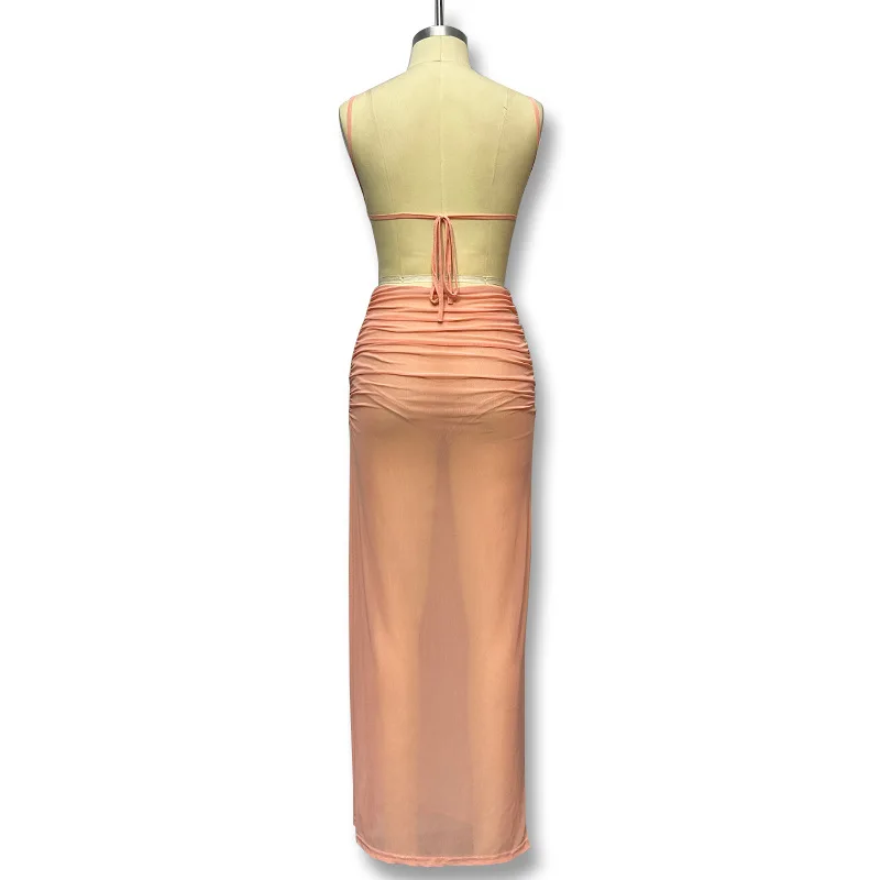 민소매 공식 드레스 여름 INS 패션 드레스 여성 Silm 롱 드레스 오프 숄더 파티 셔츠 우아한 미적 Y2k 옷