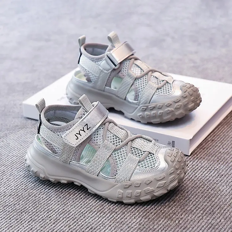 

2026 New Summer Kids Sports Sandals Soft Sole Lightweight Breathable Boys Girls Casual Beach Shoes Non-Slip Children’s Sneakers