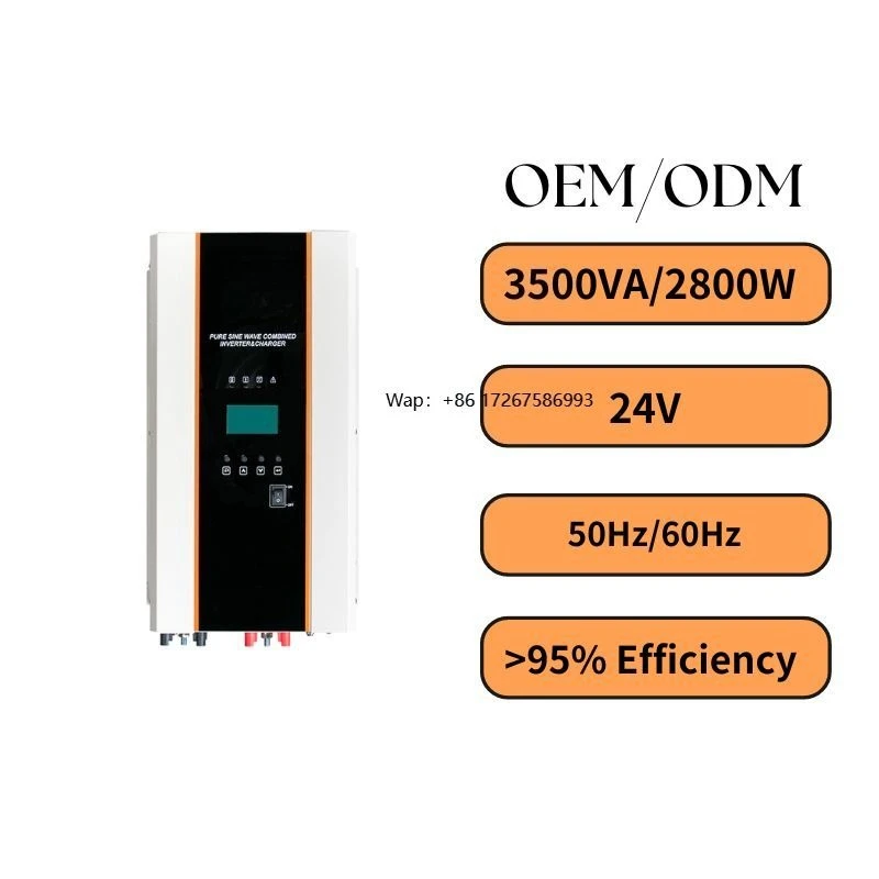 

24V 48v Off-Grid Solar PV Inverter Energy Storage 3500VA 2800 Watt Hybrid Solar Inverter